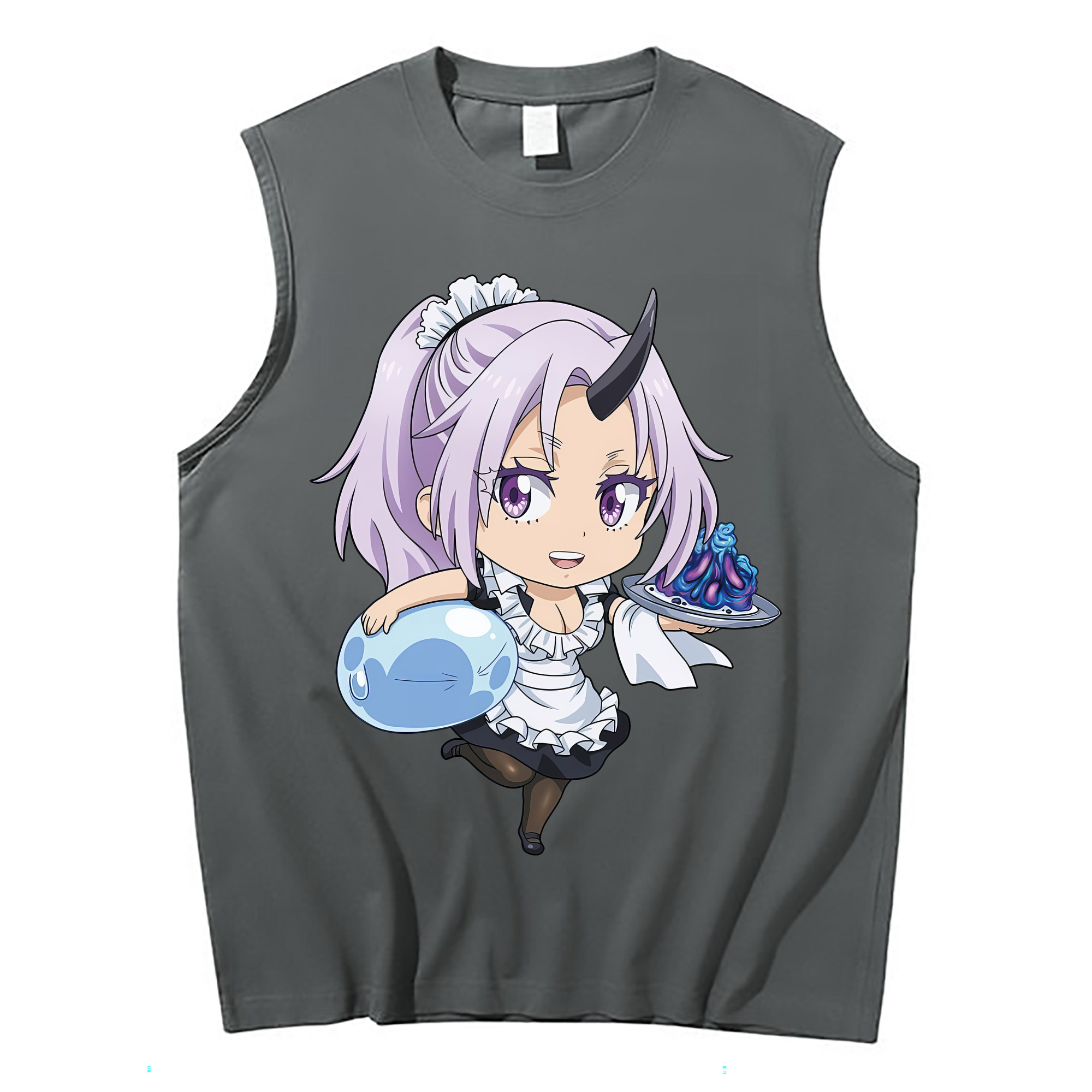 （画像用） 転スラ Regarding Reincarnated to Slime コットン100％タンクトップ（フロントプリント）